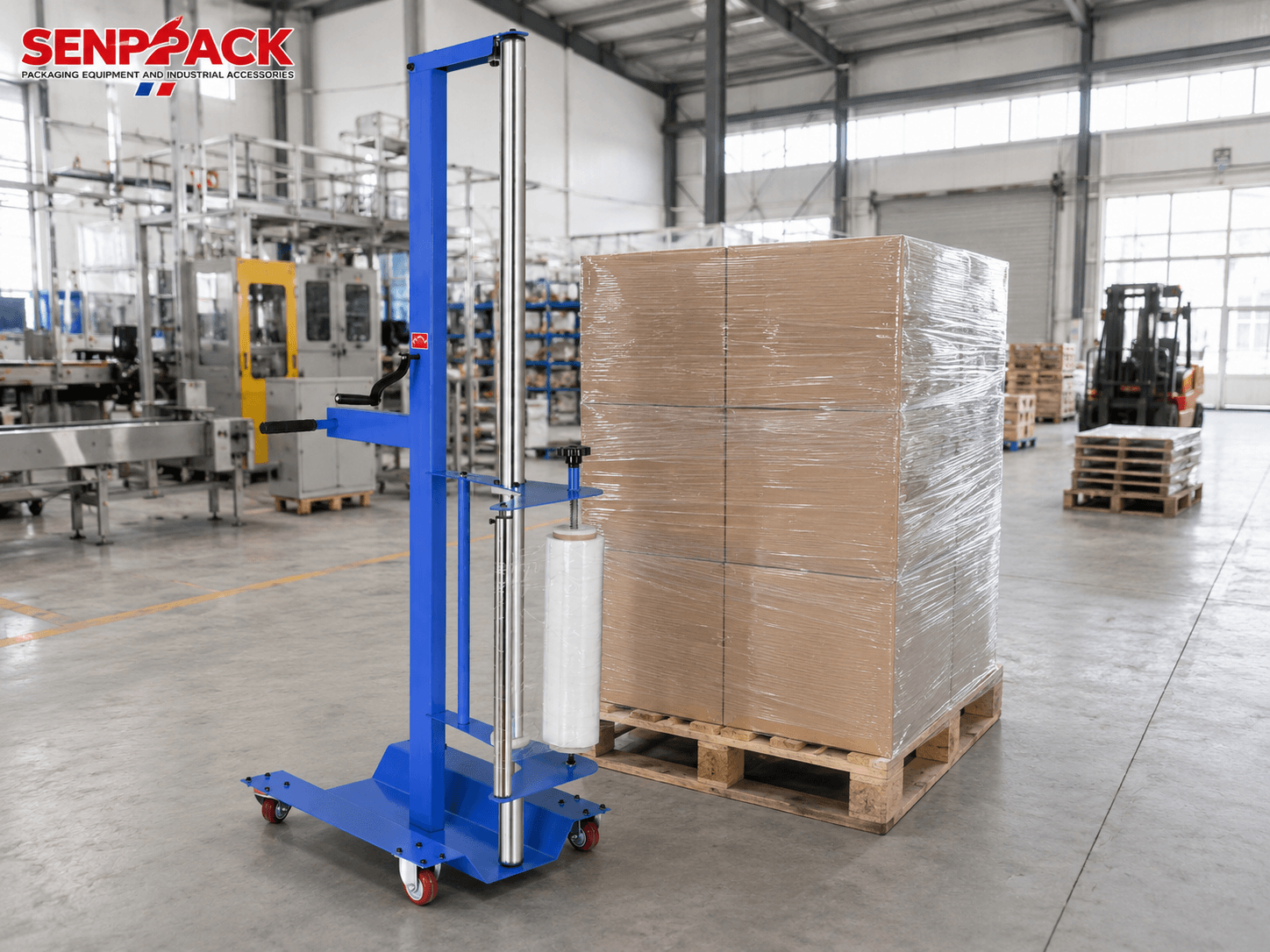 Xe đẩy quấn màng pallet Senpack